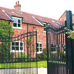 Wrought iron driveway gates, made to measure